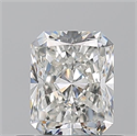 Natural Diamond 0.70 Carats, Radiant with  Cut, H Color, VVS1 Clarity and Certified by GIA