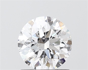 Picture of Lab Grown Diamond 1.03 Carats, Round with Ideal Cut, D Color, VVS1 Clarity and Certified by IGI