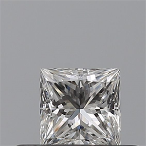Picture of Natural Diamond 0.32 Carats, Princess with  Cut, F Color, VS1 Clarity and Certified by GIA