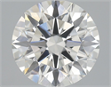 Lab Grown Diamond 2.10 Carats, Round with Ideal Cut, G Color, VVS2 Clarity and Certified by IGI