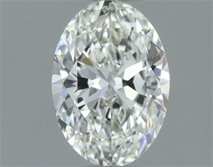 Picture of Natural Diamond 0.50 Carats, Oval with  Cut, I Color, VVS1 Clarity and Certified by IGI