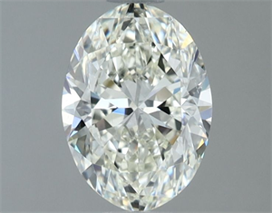 Picture of Natural Diamond 1.00 Carats, Oval with  Cut, J Color, VS1 Clarity and Certified by IGI