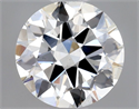 Diamante Natural 0.50 quilates, Redondo , Color H, claridad SI1 y certificado GIA