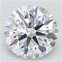 Lab Grown Diamond 3.80 Carats, Round with Excellent Cut, D Color, VVS1 Clarity and Certified by GIA