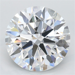Picture of Lab Grown Diamond 3.80 Carats, Round with Excellent Cut, D Color, VVS1 Clarity and Certified by GIA