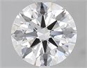 Natural Diamond 1.70 Carats, Round with Excellent Cut, E Color, VVS2 Clarity and Certified by GIA