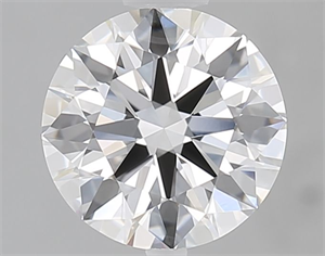 Picture of Natural Diamond 1.70 Carats, Round with Excellent Cut, E Color, VVS2 Clarity and Certified by GIA