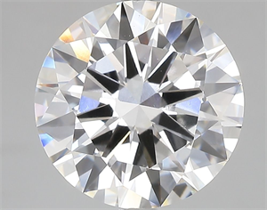 Picture of Lab Grown Diamond 5.05 Carats, Round with Excellent Cut, D Color, VVS2 Clarity and Certified by IGI