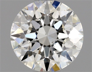Picture of Natural Diamond 0.70 Carats, Round with Excellent Cut, H Color, SI2 Clarity and Certified by GIA