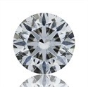 Natural Diamond 0.72 Carats, Round with Very Good Cut, H Color, SI2 Clarity and Certified by GIA