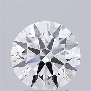 Picture of Lab Grown Diamond 1.93 Carats, Round with Excellent Cut, D Color, VS1 Clarity and Certified by GIA