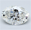 Diamante Natural 2.50 quilates, Ovalado , Color F, claridad VS1 y certificado GIA