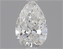 Natural Diamond 0.30 Carats, Pear with  Cut, F Color, VVS1 Clarity and Certified by GIA