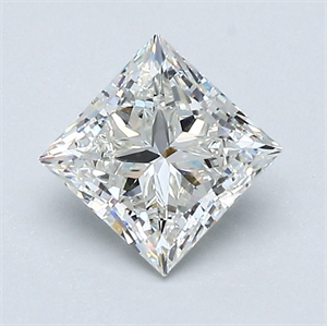 Foto Diamante Natural 1.01 quilates, Princesa , Color I, claridad VS1 y certificado GIA de