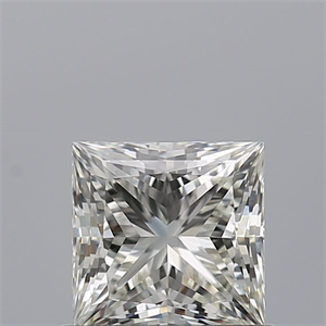 Picture of Natural Diamond 0.71 Carats, Princess with  Cut, H Color, VVS2 Clarity and Certified by IGI