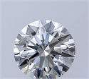 Natural Diamond 0.70 Carats, Round with Excellent Cut, H Color, VVS1 Clarity and Certified by GIA