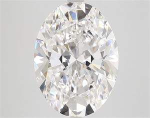 Picture of Natural Diamond 4.13 Carats, Oval with  Cut, E Color, FL Clarity and Certified by GIA