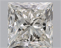 Natural Diamond 1.21 Carats, Princess with  Cut, J Color, VS1 Clarity and Certified by GIA
