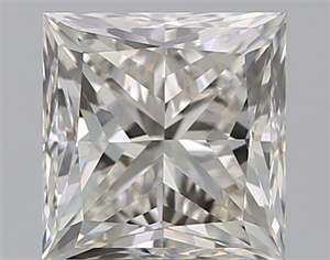 Picture of Natural Diamond 1.21 Carats, Princess with  Cut, J Color, VS1 Clarity and Certified by GIA