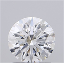 Lab Grown Diamond 1.06 Carats, Round with Excellent Cut, D Color, VVS2 Clarity and Certified by IGI
