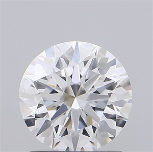 Picture of Lab Grown Diamond 1.06 Carats, Round with Excellent Cut, D Color, VVS2 Clarity and Certified by IGI