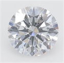 Lab Grown Diamond 1.04 Carats, Round with Ideal Cut, F Color, IF Clarity and Certified by IGI