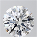Lab Grown Diamond 4.04 Carats, Round with Ideal Cut, E Color, VS2 Clarity and Certified by IGI