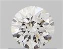 Diamante Natural 0.50 quilates, Redondo , Color F, claridad VVS2 y certificado GIA