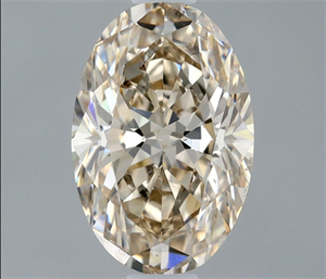 Picture of Natural Diamond 0.63 Carats, Oval with  Cut, N Color, SI1 Clarity and Certified by GIA