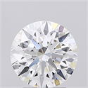 Del inventario de diamantes de laboratorio, 2.05 quilates, Redondo , Color E, claridad VVS1 y certificado IGI