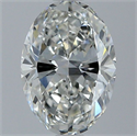 Natural Diamond 1.20 Carats, Oval with  Cut, G Color, VVS2 Clarity and Certified by GIA
