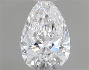Picture of Natural Diamond 0.40 Carats, Pear with  Cut, E Color, SI1 Clarity and Certified by GIA