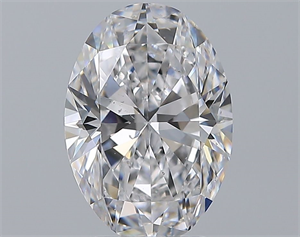 Foto Diamante Natural 3.01 quilates, Ovalado , Color D, claridad SI1 y certificado GIA de