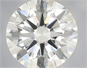 Natural Diamond 0.70 Carats, Round with Excellent Cut, J Color, VVS2 Clarity and Certified by GIA