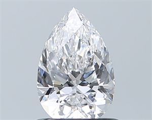 Picture of Natural Diamond 0.77 Carats, Pear with  Cut, E Color, VS1 Clarity and Certified by GIA