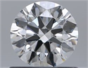 Diamante Natural 0.73 quilates, Redondo , Color H, claridad IF y certificado GIA