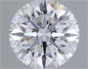 Lab Grown Diamond 1.22 Carats, Round with Ideal Cut, D Color, VS1 Clarity and Certified by IGI