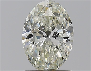 Picture of Natural Diamond 1.00 Carats, Oval with  Cut, K Color, SI2 Clarity and Certified by GIA