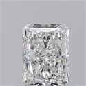 Natural Diamond 0.50 Carats, Radiant with  Cut, F Color, VS1 Clarity and Certified by GIA