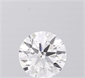Lab Grown Diamond 1.01 Carats, Round with Ideal Cut, D Color, VVS1 Clarity and Certified by IGI