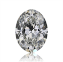 Diamante Natural 0.71 quilates, Ovalado , Color G, claridad SI1 y certificado GIA