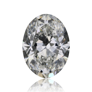 Foto Diamante Natural 0.71 quilates, Ovalado , Color G, claridad SI1 y certificado GIA de