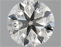 Natural Diamond 1.00 Carats, Round with Very Good Cut, K Color, I1 Clarity and Certified by GIA