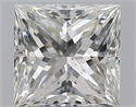 Natural Diamond 1.82 Carats, Princess with  Cut, G Color, SI2 Clarity and Certified by GIA