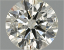 Diamante Natural 0.42 quilates, Redondo , Color J, claridad I1 y certificado IGI