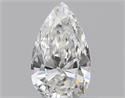 Diamante Natural 0.30 quilates, De pera , Color F, claridad VS1 y certificado GIA