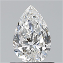 Natural Diamond 0.70 Carats, Pear with  Cut, E Color, VS1 Clarity and Certified by GIA