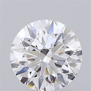 Picture of Lab Grown Diamond 1.28 Carats, Round with Excellent Cut, E Color, VVS2 Clarity and Certified by IGI