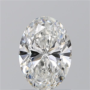 Picture of Natural Diamond 1.01 Carats, Oval with  Cut, G Color, VVS2 Clarity and Certified by GIA