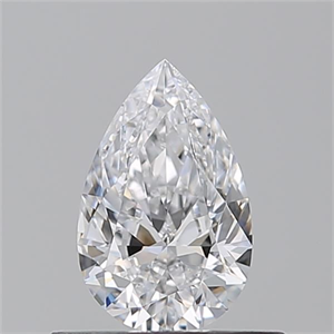 Foto Diamante Natural 0.50 quilates, De pera , Color D, claridad VVS1 y certificado GIA de